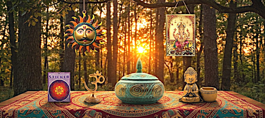 indische Wohnaccessoires und Deko
