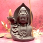 Preview: Buddha Räucherwasserfall Rückfluss-Kegelhalter schwarz