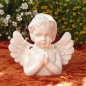 Preview: Duftlampe betender Engel aus Keramik, weiss