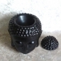 Preview: Duftlampe Buddhakopf schwarz