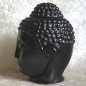 Preview: Duftlampe Buddhakopf schwarz