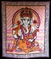 Preview: Wandtuch Wandbehang Batik Ganesha rot