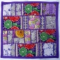 Preview: Violetter indischer Patchwork-Kissenbezug 1