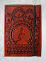 Preview: Leder-Notizbuch Tibetisches Mandala  Buddha
