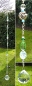 Preview: Suncatcher Gartenteich mit Libelle, Frosch und Kristallsonne   73cm