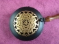 Preview: Räucherpfanne goldenes Mandala mit Deckel und Holzgriff