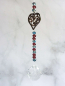 Preview: Herz-Mobile mit Kristallkugel Suncatcher