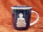 Preview: Teetasse Buddha nachtblau mit Deckel und Edelstahl-Teefilter, 0,4 l