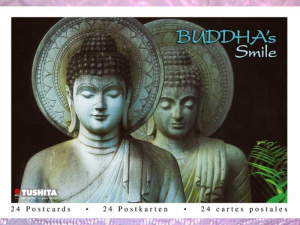 Postkarte "From Buddha with love"