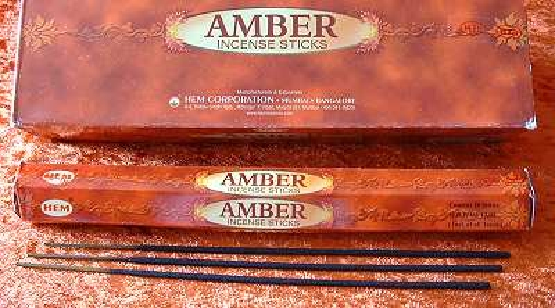 Amber Räucherstäbchen von HEM