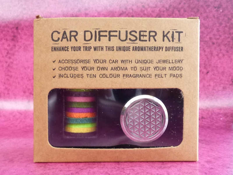 Auto Aroma Diffusor Lufterfrischer Set Blume des Lebens