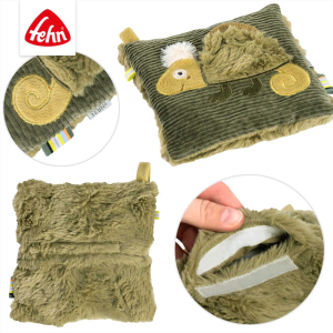 Preview: Chamäleon Kirschkernkissen Wärme oder Kälte, für Babys