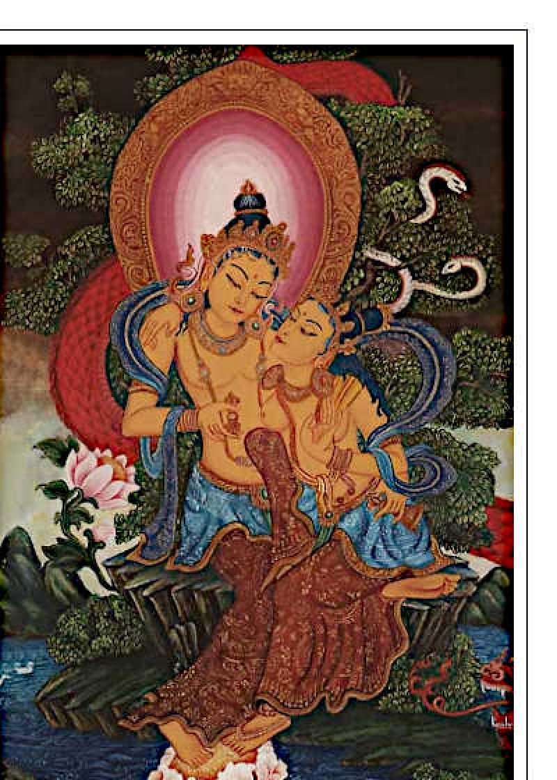 Briefkarte Klappkarte Bodhisattvas