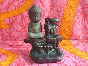 Buddha Wasserfall/Backflow Räucher-Set