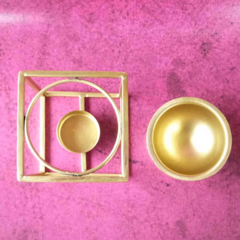 Duftlampe Messing Aromalampe Wachsschmelzer