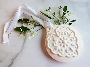 Preview: Duftset Vanille, Duftstein & Diffuser mit Bourbon Vanilleduft