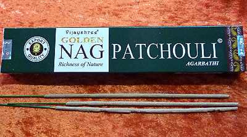 Golden Nag Patchouli Agarbathi  Räucherstäbchen von Vijayshree