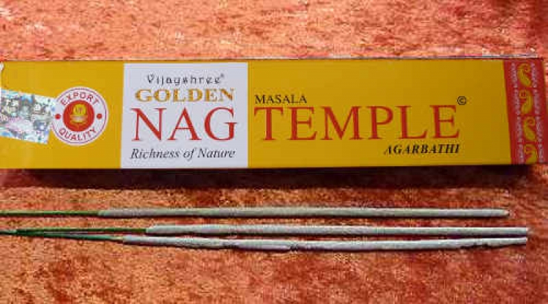 Vijayshree Golden Nag Temple Agarbathi  Räucherstäbchen ,  15g