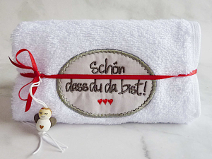 Preview: Handtuch schön, dass Du da bist