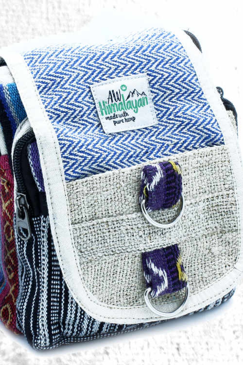 Preview: Hanftasche für die Reise aus Nepal
