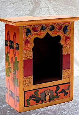 Buddhistischer Hausaltar, Holz klein