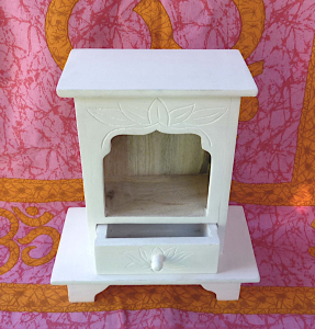 Hausaltar Holz weiß