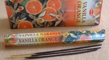 HEM Vanilla Orange Räucherstäbchen 20g