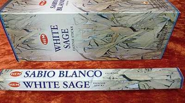 Weisser  Salbei  White Sage Räucherstäbchen von HEM