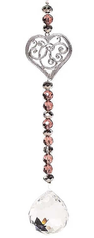 Herz Mobile Kristallkugel Suncatcher