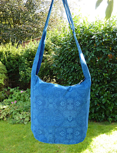 Preview: Indische Umhängetasche Shopper rot