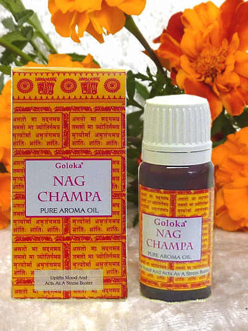 Nag Champa Duftöl indisches Aromaöl  Goloka