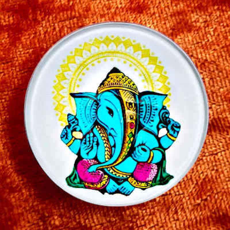 Magnet Hindu-Gott Ganesha bunt