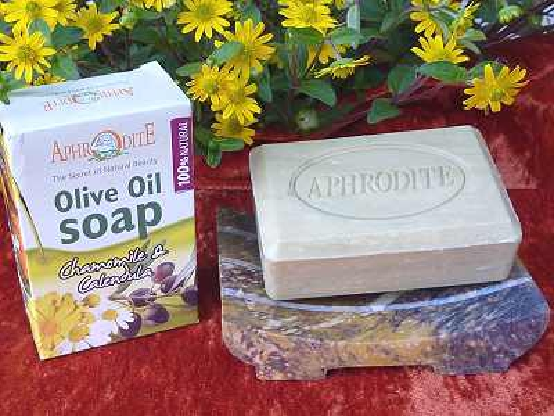 Aphrodite Olivenöl-Seife Kamille Calendula