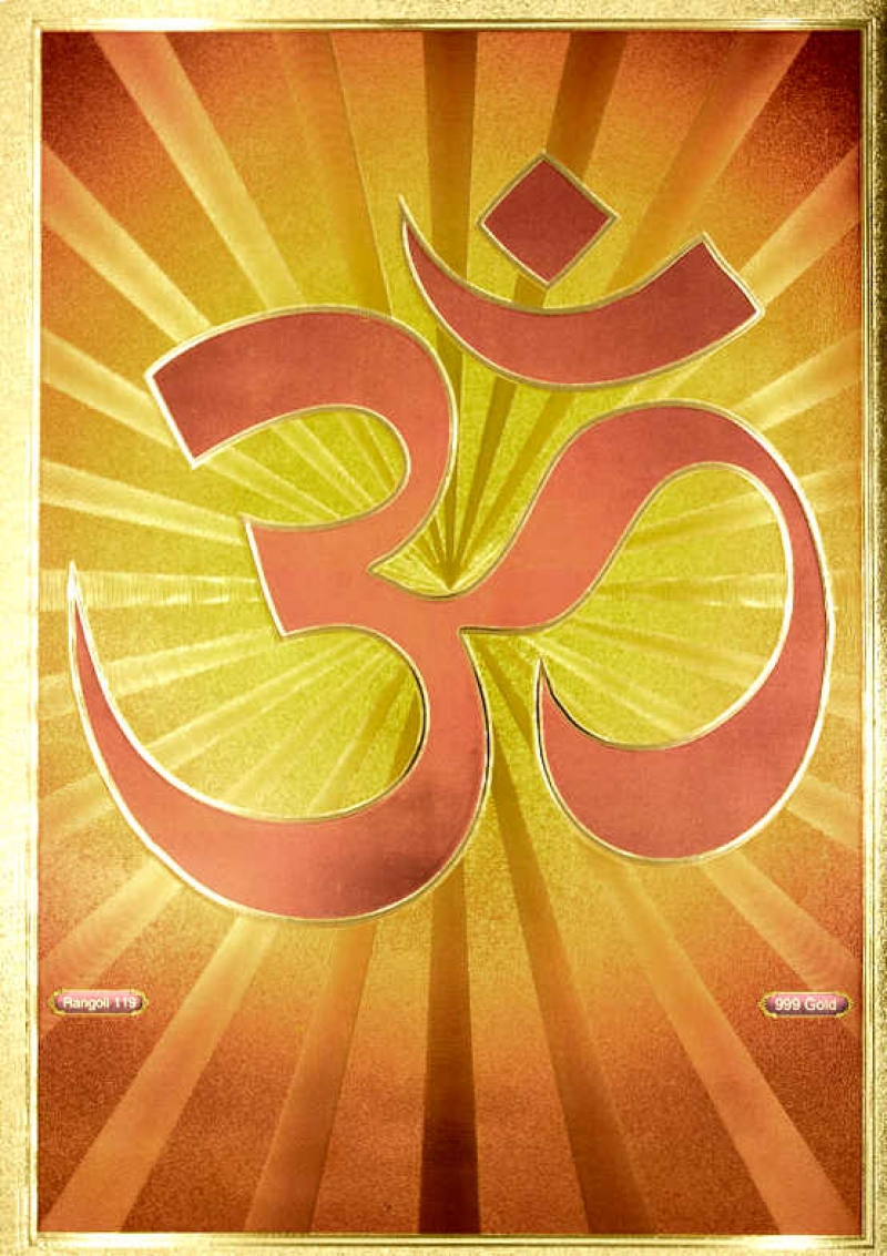 Indisches Bild Poster OM