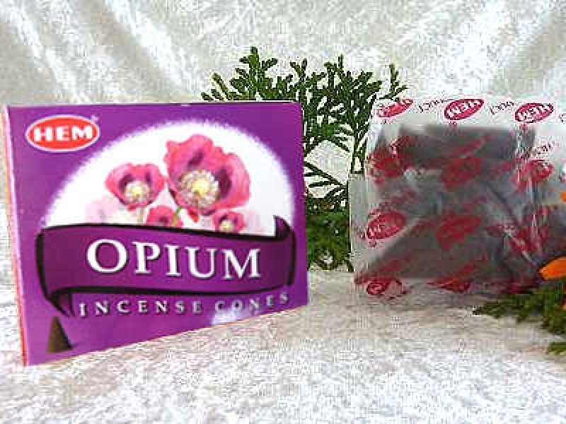 Opium Räucherkegel  HEM 10 Stck