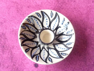 Preview: Palo Santo Halter weiss Keramik