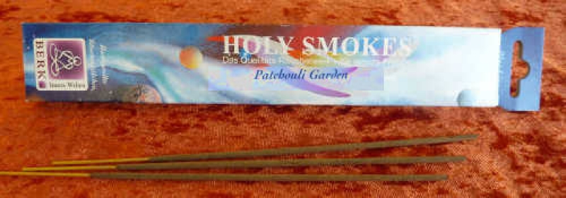 Patchouli  Garden Räucherstäbchen,  Blue Line von Holy Smokes 10g