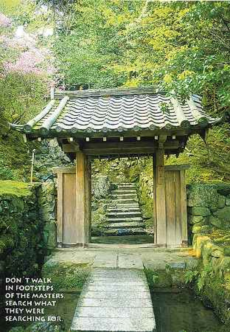 Postkarte Tempel Gate Kyoto