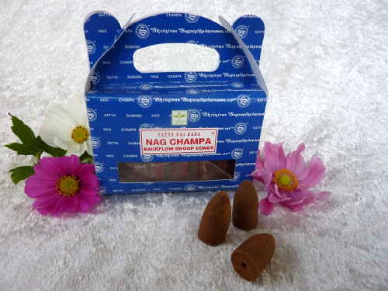 Satya Nag Champa  Rückfluss-Räucherkegel backflow