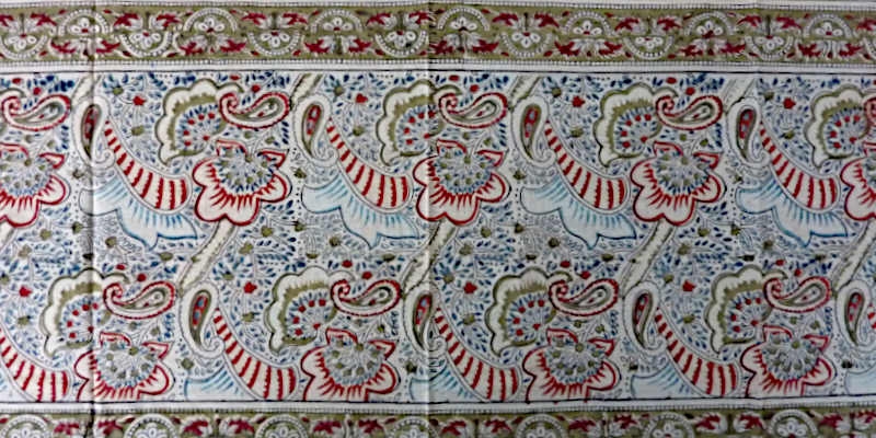 Indischer Kalamkari Schal