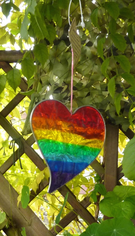 Mobile Suncatcher Herz