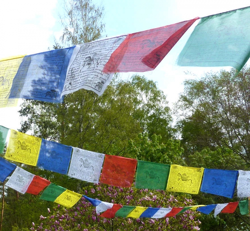 Tibetische Gebetsfahne ca. 6,5 m