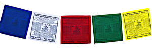 Tibetische Gebetsfahne Guru Rinpoche Mantra