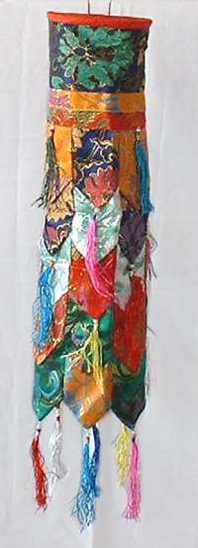 tibetischer Brokat-Deckenhänger Chokor