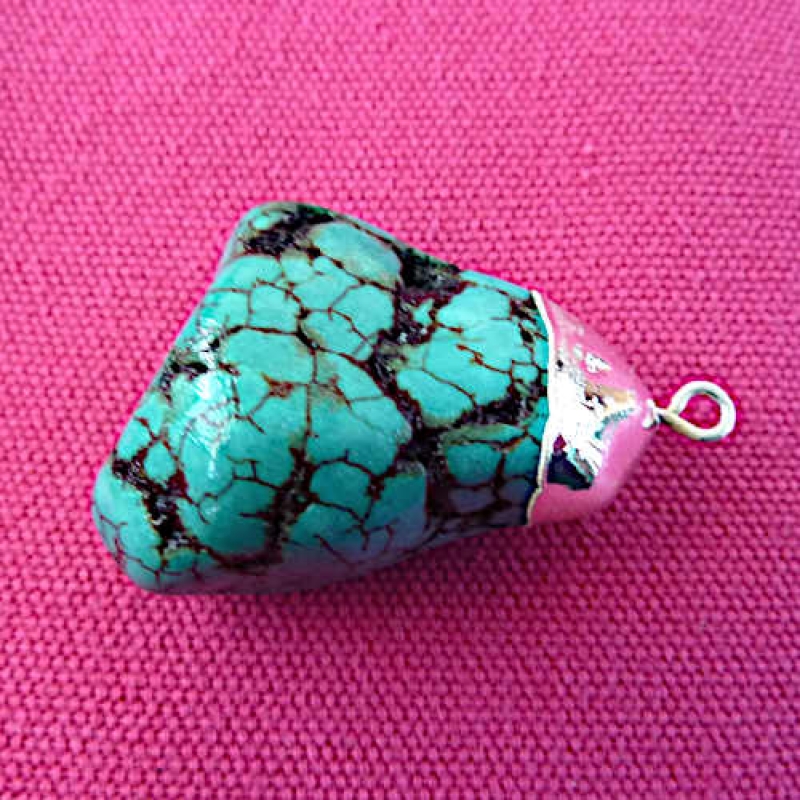 Preview: Türkis Nugget Anhänger  3