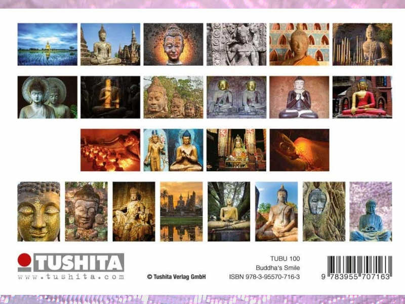 Postkartenbuch Buddha's Smile Rückseite