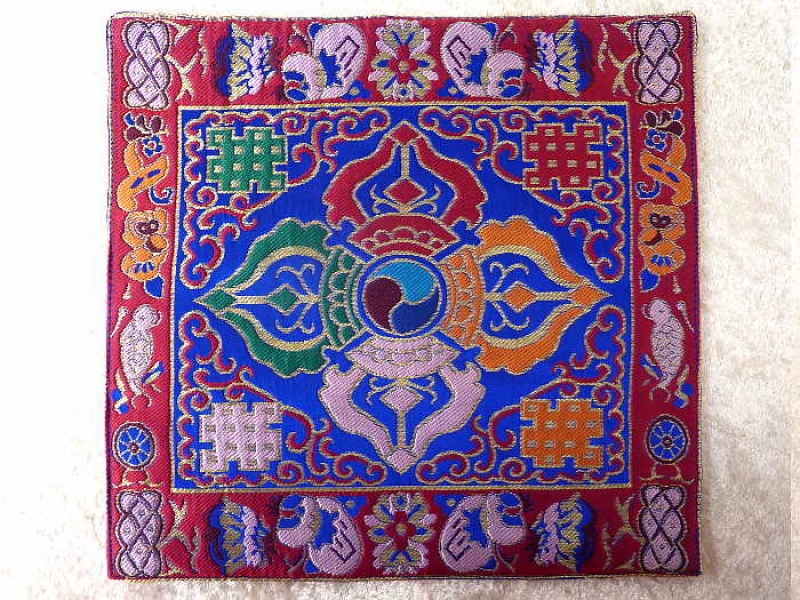 Altardecke Doppeldorje 23x23cm