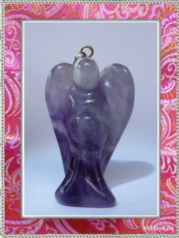 Amethyst Engel Edelsteinanhänger