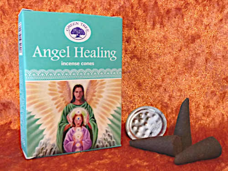 Angel Healing Green Tree Räucherkegel