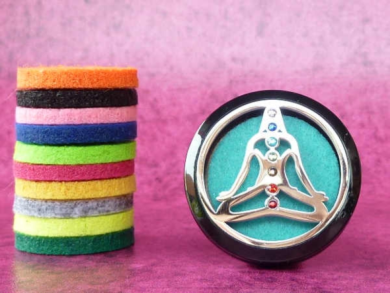 Auto Aroma Diffusor Lufterfrischer-Set Yoga Chakra